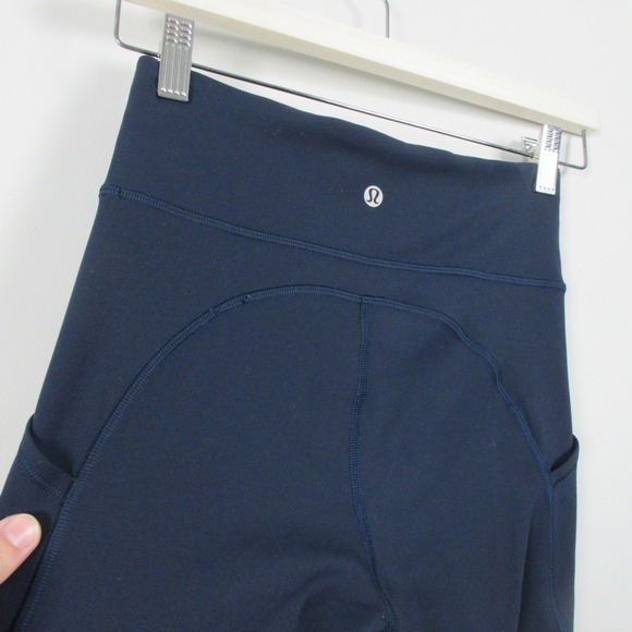 Lululemon Invigorate High-Rise Tight 25" Women 4 Blue Yoga Training Fitness 216 - Picture 7 of 10